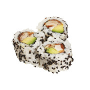 Chicken avocado wasabi mayo roll