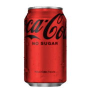 Coke Can No Sugar (375ml Can)