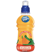 Pop Tops Fruit Drink Orange (250ml Bottle)