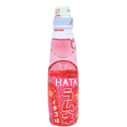 Ramune soft drink Strawberry (200ml Bottle)