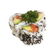 Salmon avocado wasabi mayo roll