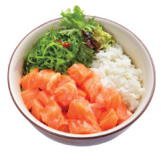 Salmon Sashimi Don