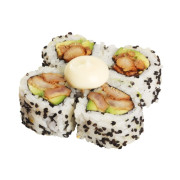 Teriyaki chicken avocado roll